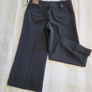 2 for $25 NWT Cropped black pants size 7-8